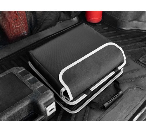 Органайзер в багажник с сумкой-холодильником Arranger, черный с серым