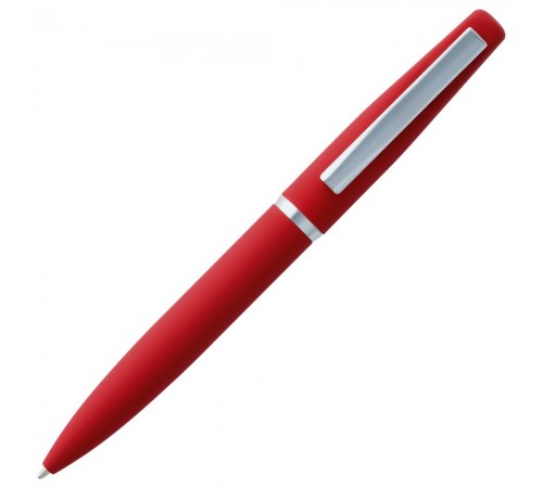 Ручка шариковая Bolt Soft Touch, красная