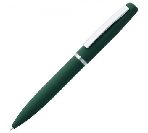 Ручка шариковая Bolt Soft Touch, зеленая