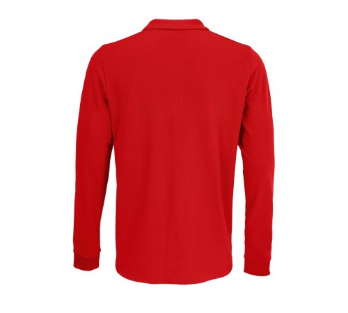 Рубашка поло с длинным рукавом Prime LSL, красная