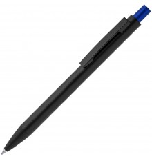 Ручка шариковая Chromatic, черная с синим