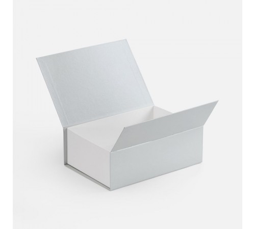 Коробка Bicolor Case, белая с серым