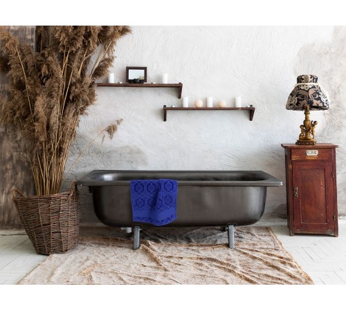 Полотенце Velin, большое, синее