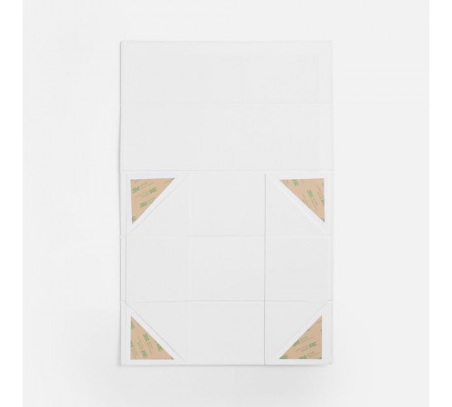 Коробка складная под бутылку Color Jacket Fold, белая