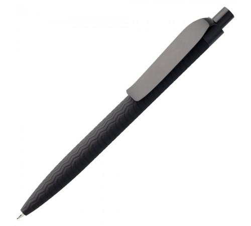 Ручка шариковая Prodir QS03 PRP Tyre Soft Touch, черная