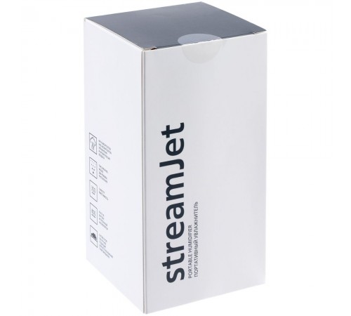 Увлажнитель-ароматизатор с подсветкой streamJet, белый