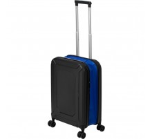 Чемодан Platta, черный с синим