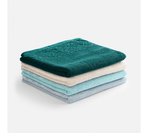 Полотенце махровое Hoya, среднее, голубое