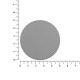 Наклейка тканевая Lunga Round, M, серая