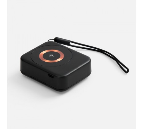 Набор для ухода за гаджетами с беспроводной зарядкой Rules, черный