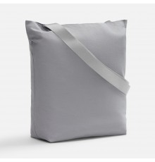 Шопер B5, серый с широкими серыми ручками