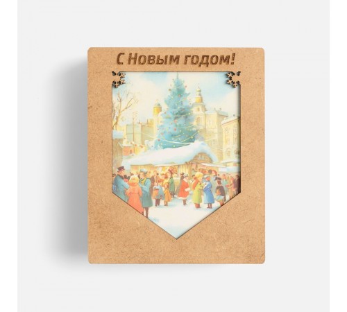 Деревянные флажки «Праздничные мотивы»