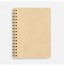 Ежедневник Spiral, недатированный, бежевый