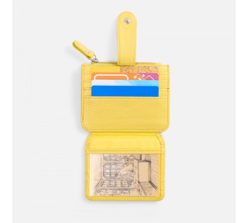 Картхолдер на молнии Unison, желтый