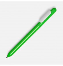 Ручка шариковая Swiper, зеленая с белым