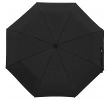 Зонт складной Manifest Color со светоотражающим куполом, черный