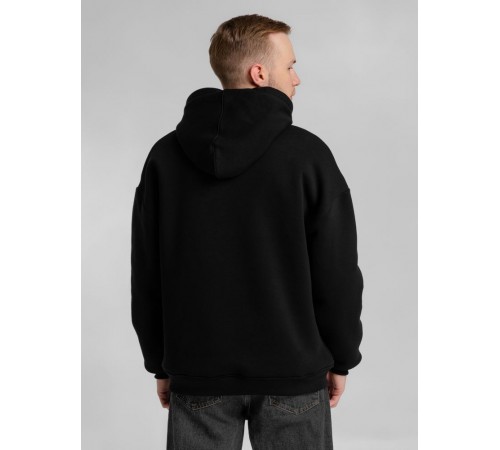 Худи Furry Oversize, черное