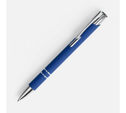 Ручка шариковая Keskus Soft Touch в футляре, синяя