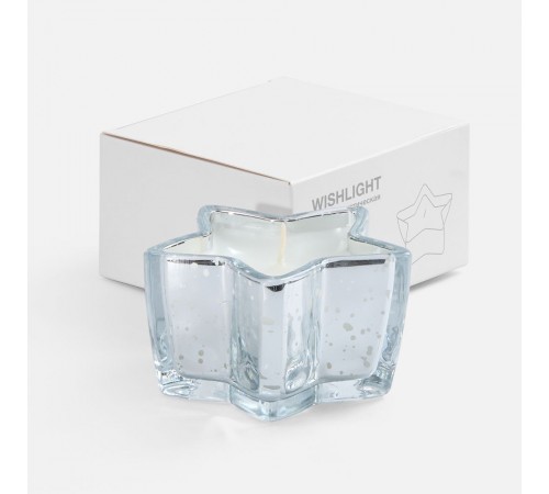Свеча Wishlight, серебристая