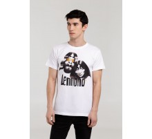 Футболка «Меламед. John Lennon, Yoko Ono», белая