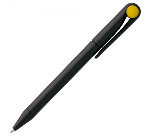 Ручка шариковая Prodir DS1 TMM Dot, черная с желтым