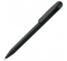 Ручка шариковая Prodir DS1 TMM Dot, черная с зеленым