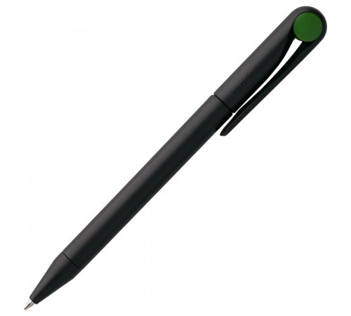 Ручка шариковая Prodir DS1 TMM Dot, черная с зеленым