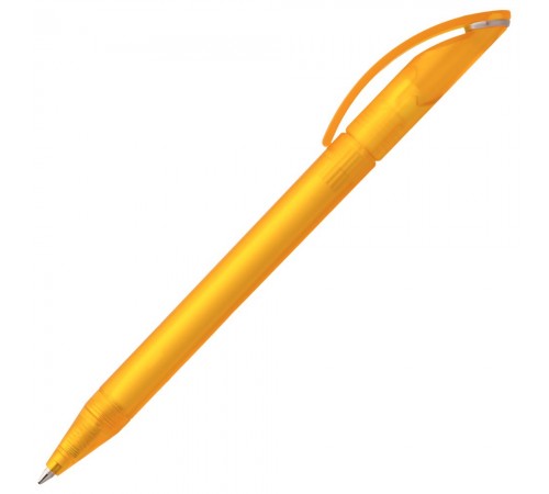 Ручка шариковая Prodir DS3 TFF Ring, желтая с серым