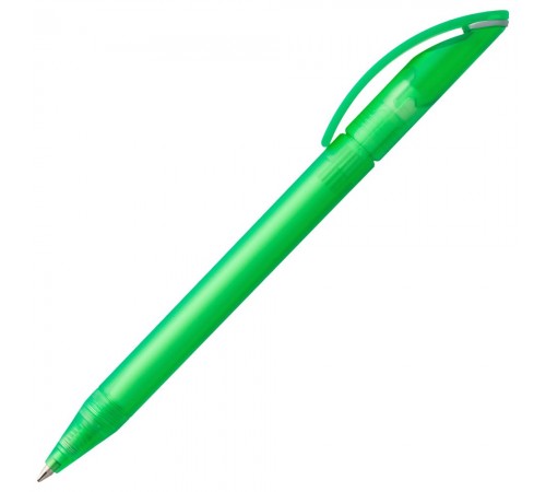 Ручка шариковая Prodir DS3 TFF Ring, светло-зеленая с серым