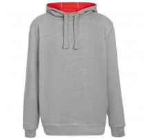 Двусторонняя толстовка Revers, серая с красным