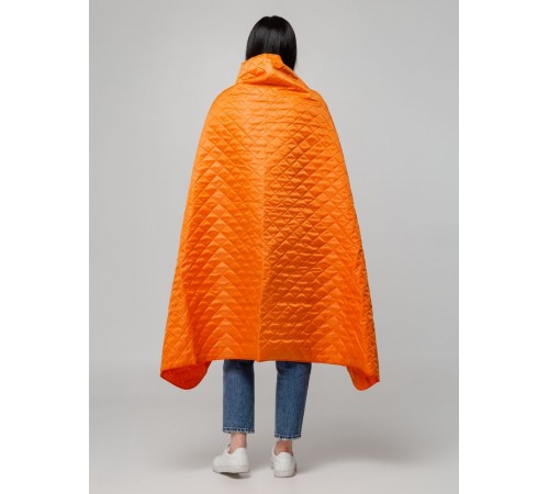 Плед-пончо для пикника SnapCoat, оранжевый