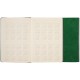 Ежедневник Petrus Flap, недатированный, зеленый