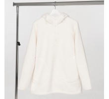 Анорак унисекс Oblako, молочно-белый