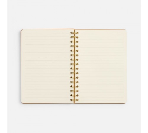 Ежедневник Spiral, недатированный, бежевый