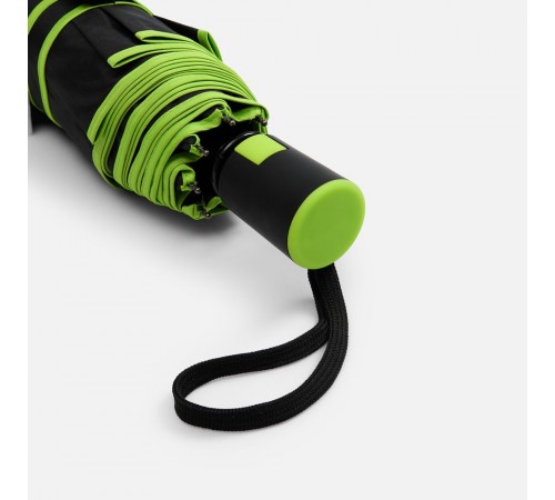 Зонт складной Edgeline, зеленое яблоко