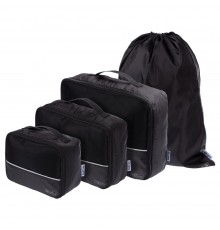 Дорожный набор сумок noJumble 4 в 1, черный