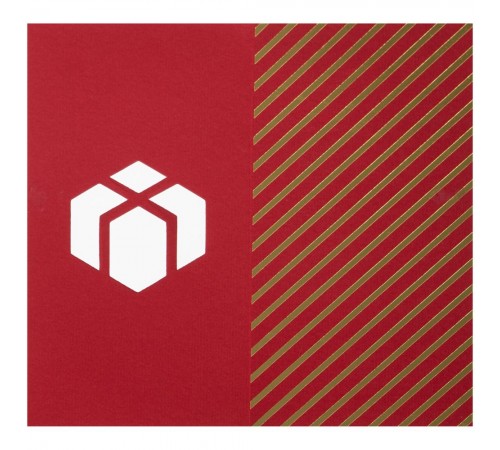 Открытка Season's Greetings, с изображением подарка