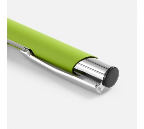 Ручка шариковая Keskus Soft Touch, зеленое яблоко