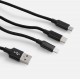 Кабель Triple Charge в футляре ver.2, черный