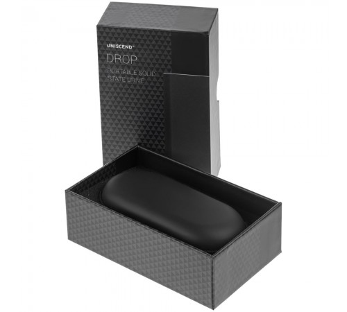Портативный внешний диск SSD Uniscend Drop, 256 Гб, черный
