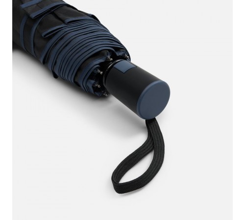 Зонт складной Edgeline, темно-синий