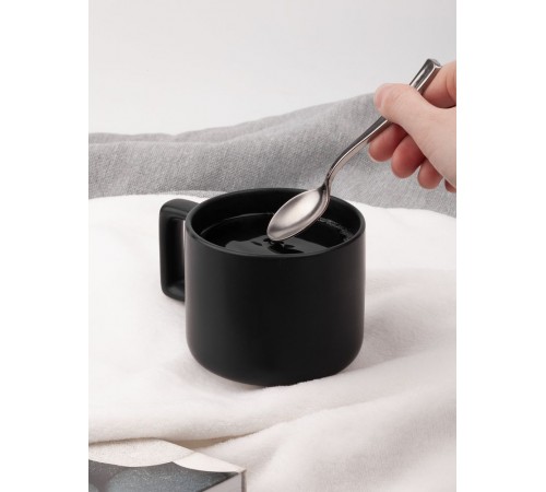 Чашка Jumbo в коробке матовая, черная