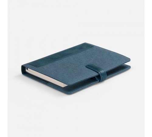 Ежедневник-органайзер Twill, недатированный, синий