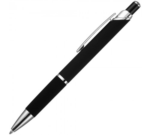 Ручка шариковая Chromos Soft Touch, черная