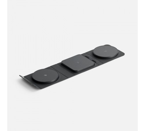 Складная станция беспроводной зарядки triFlex Light, черная