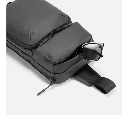 Рюкзак на одно плечо Jekko, черный