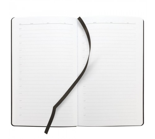 Ежедневник Knit, недатированный, черный