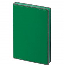 Ежедневник Frame, недатированный, зеленый с серым