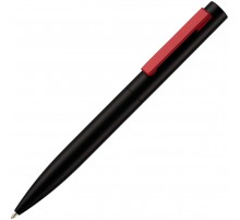 Ручка шариковая Inkolor, черная с красным
