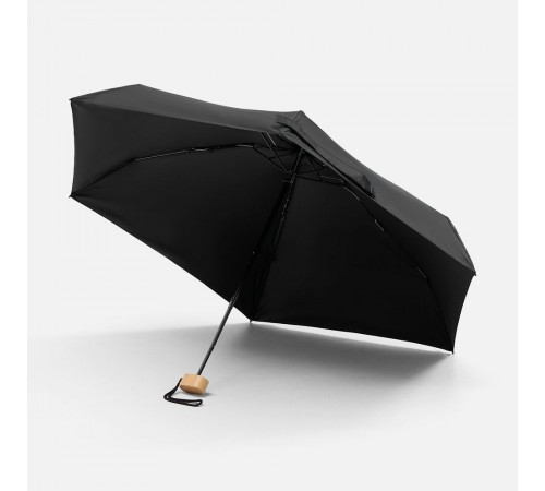 Зонт складной RainCase в чехле-сумке, черный